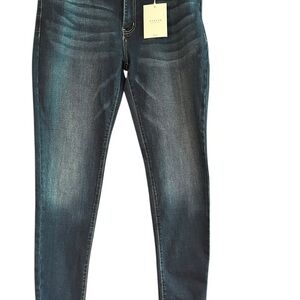 KanCan Blue Skinny Jeans with Vintage Wash